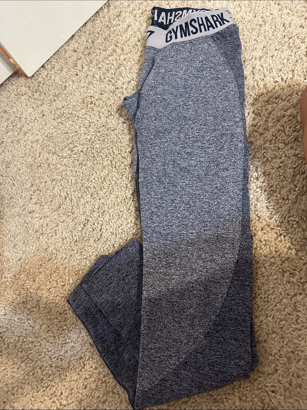 Gymshark Women’s Navy Heather Seamless High-Rise Jeggings